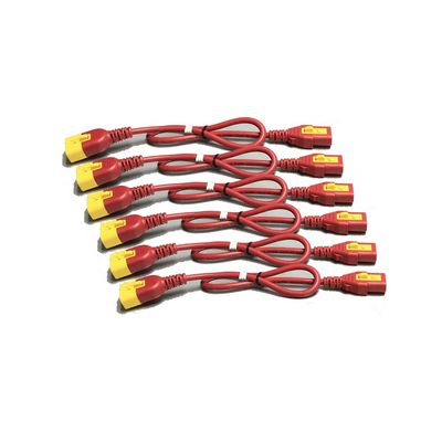 APC Power cable kit power IEC 60320 C13 to IEC 60320 C14 10 A 1.2m red