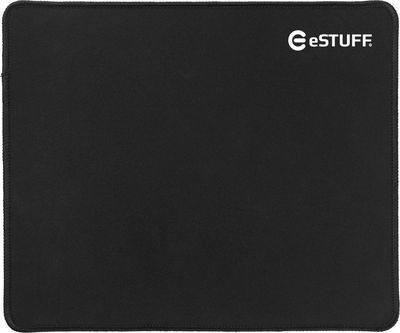 eSTUFF Mouse Pad 25x30cm 3mm rubber base. Smooth surface cloth with edge stitching 3mm rubber base. Smooth surface cloth with edge stitching