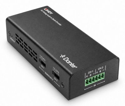 Lindy 2ch Analog Audio to Dante? Encoder