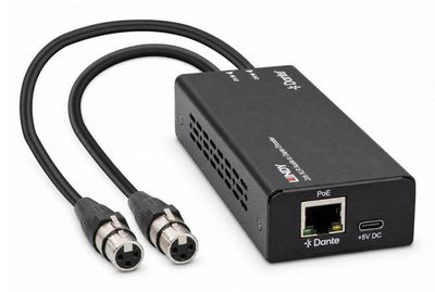 Lindy 2ch XLR Audio to Dante? Encoder