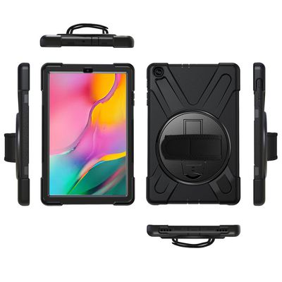 eSTUFF Galaxy Tab A 10.1 2019 AUSTIN Defender without built-in screen protector. Black
