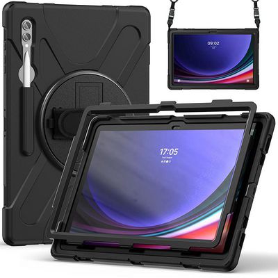 eSTUFF Galaxy Tab S10 Ultra/S9 Ultra/S8 Ultra AUSTIN Defender without built-in screen protector. Black