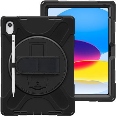 eSTUFF iPad 11th/10th gen AUSTIN Defender Case without built-in screen protector. Black