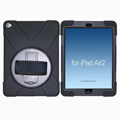 eSTUFF iPad Air 2 9.7 AUSTIN Defender without built-in screen protector. Black