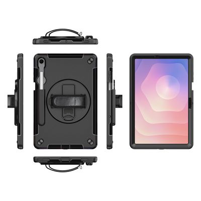 eSTUFF Galaxy Tab S11 OHIO Defender  Case with hand strap and  shoulder strap. Black