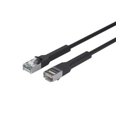 Lanview Bendable booted Halogenfree  (LSZH) CAT6A U/FTP 0.5m Black  Lanview Bendable booted Halogenfree (LSZH) CAT6A U/FTP 0.5m Black