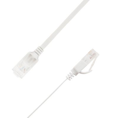 LinkIT Flat U/UTP Cat6A White 4m AWG  34/7, PVC, 1x4mm