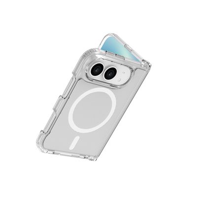 eSTUFF INFINITE (GRS) OSLO iPhone  Duo Clear Magnetic Cover.  Material:  65% (GRS) recycled PC and 21% (GRS) recycled TPU