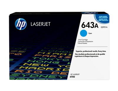 HP Toner Cyan Color 4700 Pages 10.000