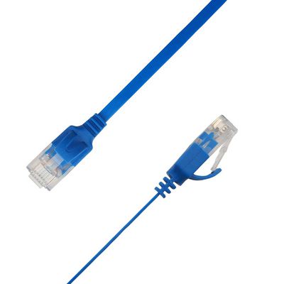 LinkIT Flat U/UTP Cat6A Yellow 4.5m  AWG 34/7, PVC, 1x4mm