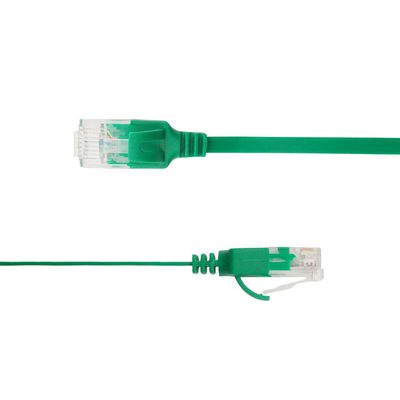 LinkIT Flat U/UTP Cat6A Green 1.5m  AWG 34/7, PVC, 1x4mm