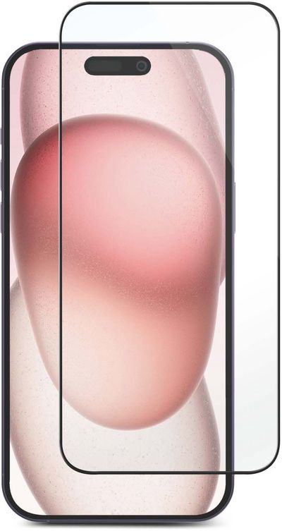 eSTUFF iPhone 16/15/14 Pro Screen  Protector. Full Cover  Tempered Glass. Titan Shield