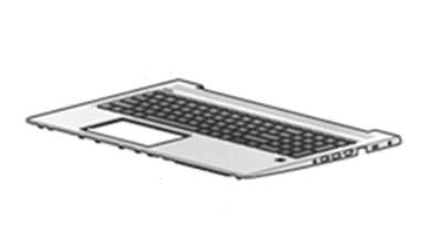 HP Top Cover W/ Keyboard BL ITL L45090-061, Housing base +  keyboard, Italian, Keyboard backlit, HP, ProBook 450 G6