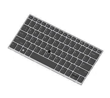 HP Keyboard backlit (FRENCH) W/ Point Stick