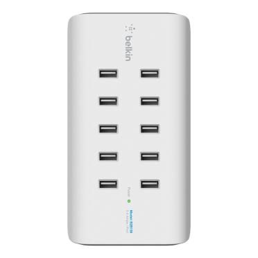 Belkin Rockstar 10-Port USB-Lad. 120W, 2,4A je Port,white B2B139vf