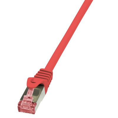 Logilink Patchkabel CAT6 S/FTP AWG27 PIMF 1,00m rot
