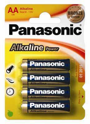 Panasonic 1x4 Alkaline Power Mignon LR6 AA