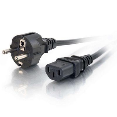 Dell Power Cord EU 2M A6929301, 2 m, Male/Female,  C13 coupler, CEE7/7, Black