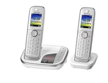 Panasonic KX-TGJ322GW Trådløs telefon Ingen nummervisning Hvid