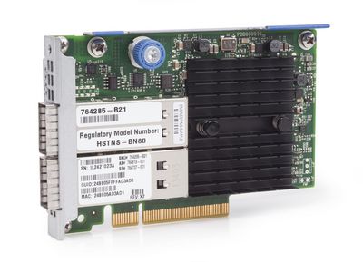 Hewlett Packard Enterprise IB FDR/EN 40Gb 2P **Refurbished** 544+FLR-QSFP Adptr
