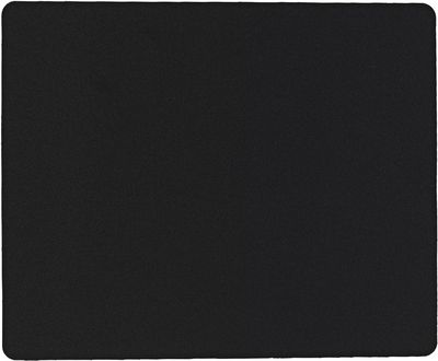 eSTUFF Mouse Mat Black 18 x 22 cm  2mm thick 2mm thick