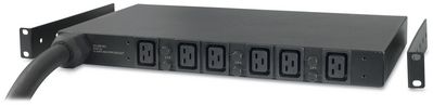 APC Basic Rack PDU Rack AC 400V 22 kW 3-phase input IEC 60309 output connectors 6 IEC 60320 C19 2.44m cord Black