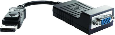HP DisplayPort for VGA-adapter **New Retail** DisplayPort-Output To VGA-Output for use VGA