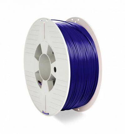 Verbatim 3D PRINTER FILAMENT PLA 1.75MM 1KG BLUE (2019) 55322, Polylactic acid (PLA), Blue, 30 mm/sec, 63 MPa, 168 ?C, 0.03 mm