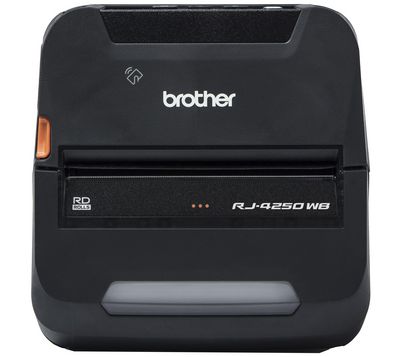 BROTHER RuggedJet RJ-4250WB Label printer direct thermal Roll 113mm 203dpi 127mm/sec USB 2.0 Wi-Fi NFC Bluetooth 4.2