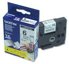 P-Touch Tape Black on White